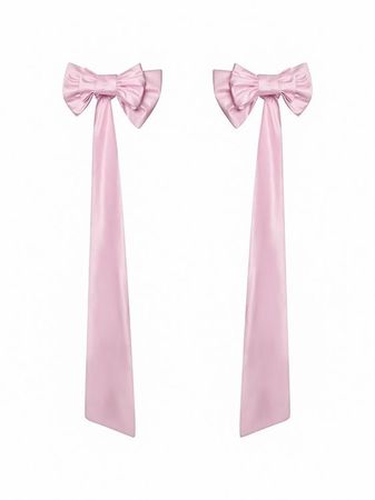 pink ribbon bows