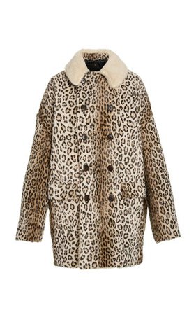 Hunting Oversized Double-Breasted Faux-Shearling Coat By R13 | Moda Operandi