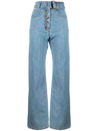 Rejina Pyo Emily high-rise wide-leg Jeans - Farfetch