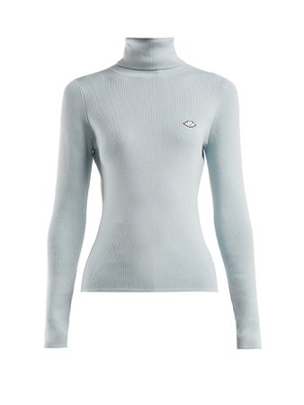 Bisou roll-neck cotton-blend sweater | See By Chloé | MATCHESFASHION.COM