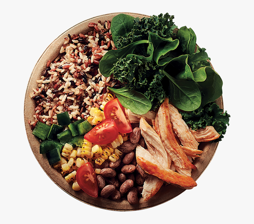 Healthy Food Png - Bowl Of Food Png, Transparent Png - kindpng