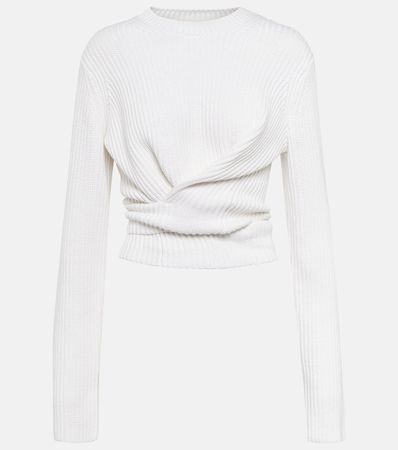 White Label Cotton And Cashmere Sweater in White - Proenza Schouler | Mytheresa