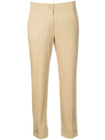 Etro cropped slim fit trousers