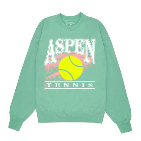 Aspen Tennis Crewneck – Rowing Blazers