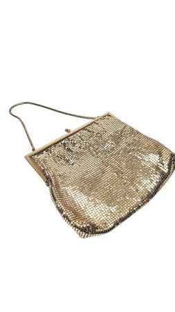 vintage gold mesh bag