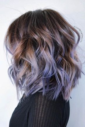 Blue/Purple hair