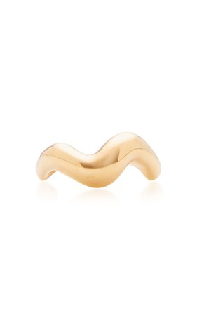 Aurea Polished 18k Gold Vermeil Ring By Louis Abel | Moda Operandi