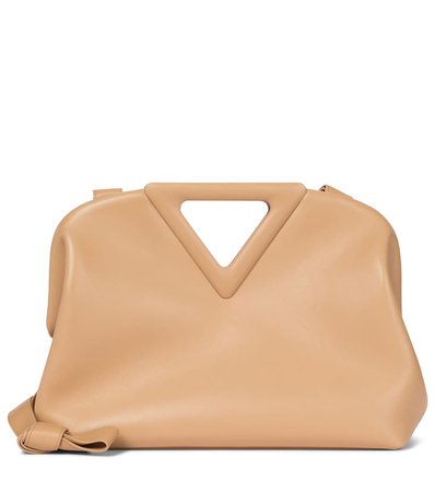 Bottega Veneta - Point Medium leather shoulder bag | Mytheresa