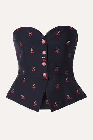Gucci Cherry Bustier Top
