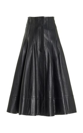 Moore Leather Midi Skirt By Proenza Schouler | Moda Operandi