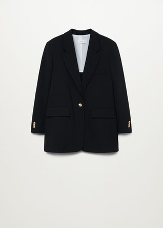 Structured flowy suit jacket - Women | Mango USA