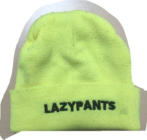 lazypants neon hat