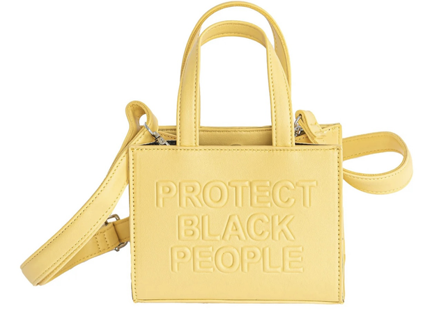 CISE Marigold Mini Vegan “PROTECT BLACK WOMEN” Crossbody Bag