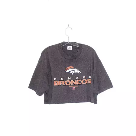 DENVER BRONCOS Shirt NFL Football Crop Top Sports Team Jersey - Etsy