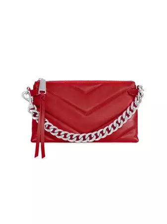 Shop Rebecca Minkoff Medium Edie Maxi Leather Crossbody Bag | Saks Fifth Avenue