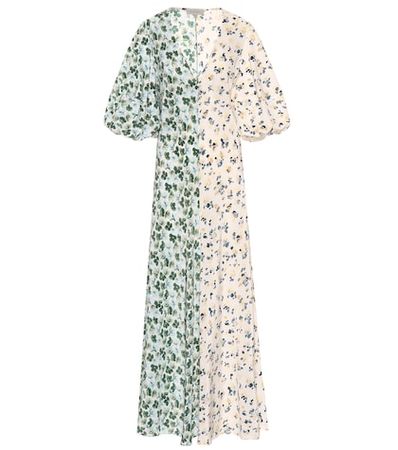 Eloise floral silk maxi dress