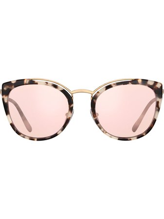 Prada Eyewear Cat Eye Mirror Sunglasses - Farfetch