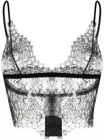 Dolce & Gabbana lace-panel spaghetti-strap Bralette - Farfetch