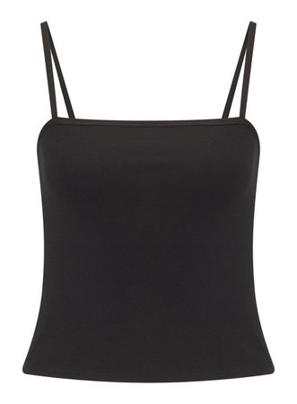 Black Strappy Camisole Top - Holiday Shop - Clothing - Miss Selfridge