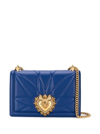 Shop blue Dolce & Gabbana Medium Devotion cross body bag with Express Delivery - Farfetch