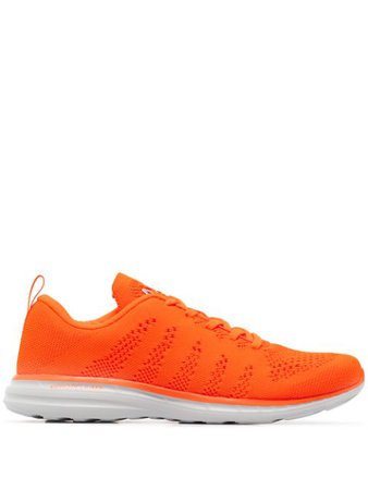 Athletic Propulsion Labs Mesh Lace-Up Sneakers 22002419825 Orange | Farfetch
