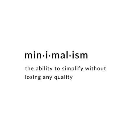minimalist word - Google Search