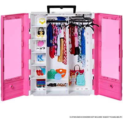 Amazon.es: Theo Klein 5801 - Barbie Maletin De Guardarropa para Muñecas: Juguetes y juegos