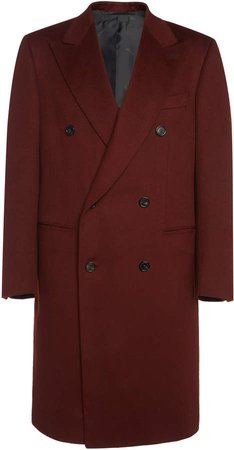 Brioni Double Breasted Wool Coat