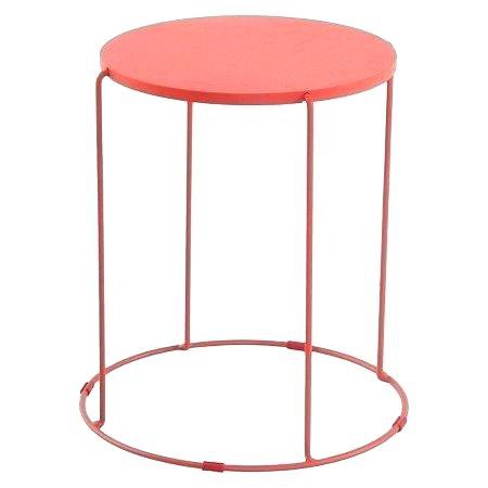 coral side table