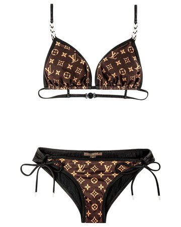 EL CYCÈR on Instagram: “Louis Vuitton by Marc Jacobs spring 2008 monogram chevron bikini. Tap to shop this bikini and our current selection of swimwear.”