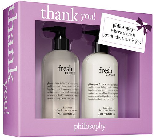 philosophy thank you gift box - Page 1 — QVC.com