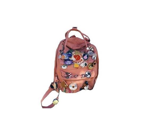 fjallraven kanken backpack with pins