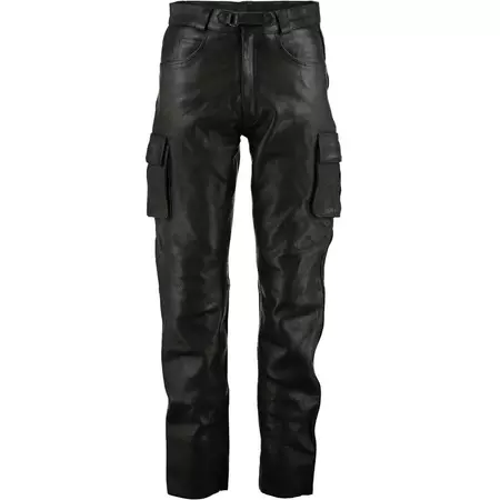 Mens 6 Pockets Jeans Style Black Combat Cargo Leather Trousers Pants – Mens Leather Jackets, Women Motorcycle Jacket, Pant, Leather Gloves