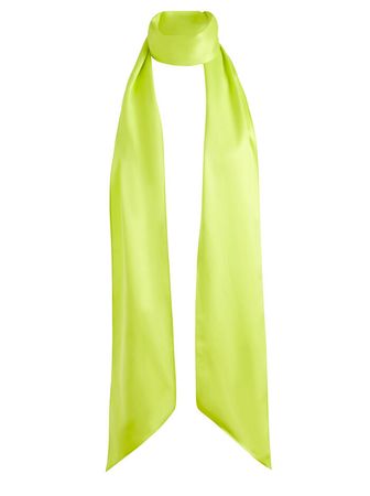 Charm Scarf In Citron | Alice And Olivia
