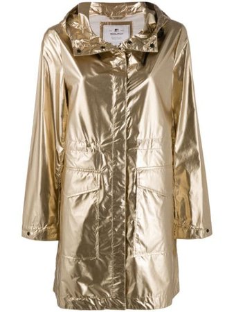 Woolrich Hooded Parka Coat WWOU0331FRUT2450 Gold | Farfetch