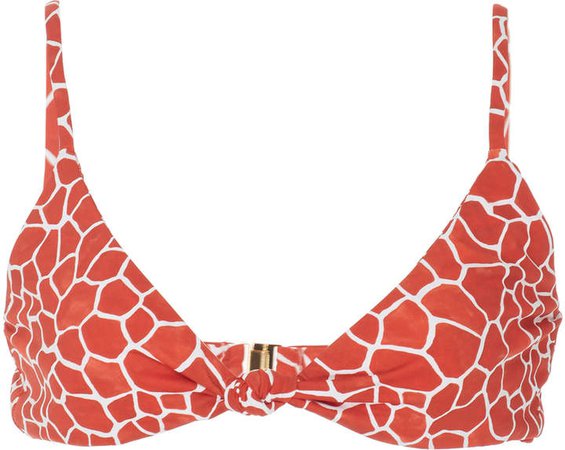 Marta Printed Bikini Top