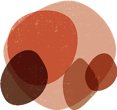 Brown Orange Rust Terracotta Abstract Circle Background