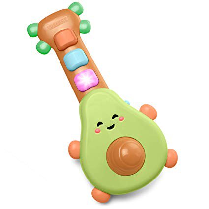 Amazon.com : Skip Hop Baby Guitar Developmental Musical Toy, Farmstand Rock-A-Mole Guitar : Baby