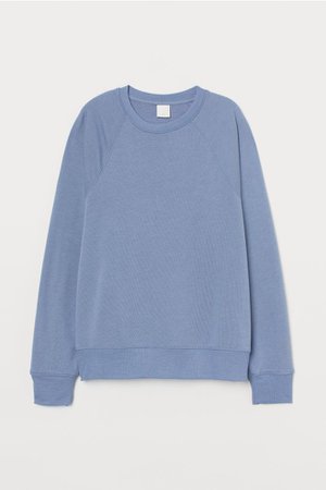 Sweatshirt - Pigeon blue - Ladies | H&M US