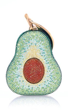 Avocado Crystal Novelty Clutch By Judith Leiber Couture | Moda Operandi