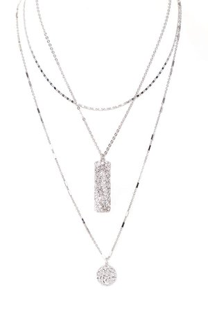Three For You Layered Necklace - Silver | Fashion Nova, Jewelry | Fashion Nova