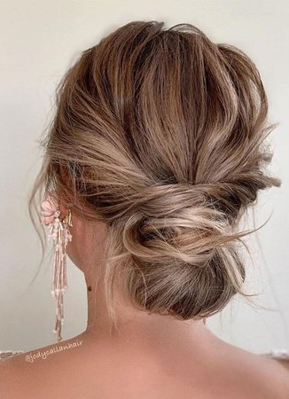 Ombre Low Messy-Style Bun