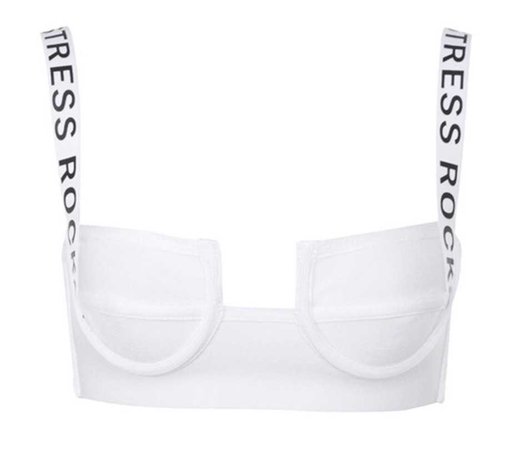 MISTRESS ROCKS white bra
