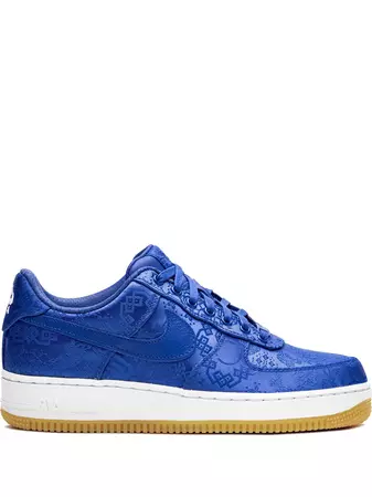 Nike x CLOT Air Force 1 PRM "Blue Silk" Sneakers - Farfetch