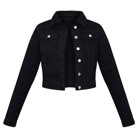 black denim jacket