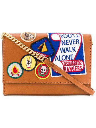 Dsquared2 Never Walk Alone Patched Bag - Farfetch