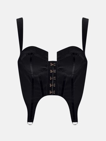 Lets Hook Up Underwired Corset Crop Top
