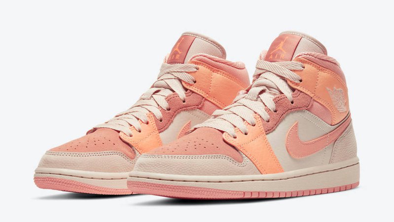 Peach Air Jordans