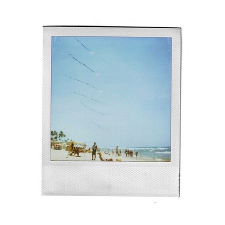 beach polaroid
