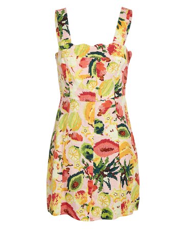 Farm Rio Frutas Linen Mini Dress | INTERMIX®